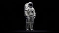 Medium shot highlighting a lightweight smart spacesuit designed for maximum comfort with advanced moisturewicking Royalty Free Stock Photo