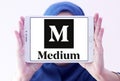 Medium website logo Royalty Free Stock Photo