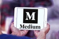 Medium website logo Royalty Free Stock Photo