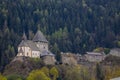 Medival castle on the mountain in Austria