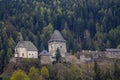 Medival castle on the mountain in Austria