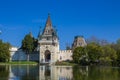 Medival castle near the lake in Austria Royalty Free Stock Photo