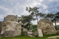 Medival castle ruins Royalty Free Stock Photo