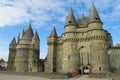 Medival castle in Vitre, France Royalty Free Stock Photo