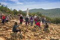 Apparition hill Podbrdo of the Virgin Mary in Medjugorje, Bosnia and Herzegovina