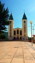 Church in Medjugorje, Bosnia and Herzegovina Royalty Free Stock Photo