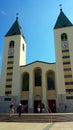 Church in Medjugorje, Bosnia and Herzegovina Royalty Free Stock Photo