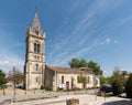 Medoc, France. The church of Avensan, near Margaux