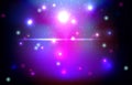 Colorful stars space galaxy planet Royalty Free Stock Photo