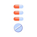 Meds Pill Drugs Composition Royalty Free Stock Photo