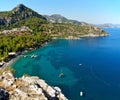 Medterranean coastline near Turunc suburb of Marmaris resort tow