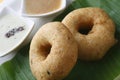 Medu Vada is a traditional Indian dish. Royalty Free Stock Photo