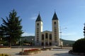 Medugorje church Royalty Free Stock Photo