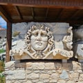 Medusa at Apollon Temple,Didyma near Aydin province Turkey