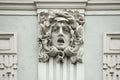 Medusa Gorgon. Mascaron on the Art Nouveau building Royalty Free Stock Photo