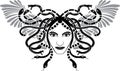 Medusa Gorgona head Royalty Free Stock Photo