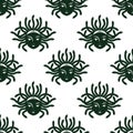 Medusa Gorgona pattern Royalty Free Stock Photo