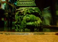 Medusa haed in The Basilica Cistern, Istanbul, Turkey Royalty Free Stock Photo