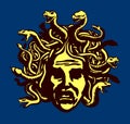 Medusa head illustration