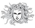 Medusa vector Royalty Free Stock Photo