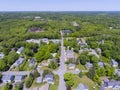 Medway aerial view, Massachusetts, USA Royalty Free Stock Photo