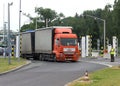 Medyka, Poland - June 11, 2017: Medyka-Shegyni checkpoint on the