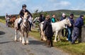 Meenacross, County Donegal, Ireland - August 04 2025 : Danni Watters getting ready for the advanced ridden section Royalty Free Stock Photo