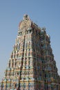 Meenakshi hindu temple in Madurai, Tamil Nadu Royalty Free Stock Photo