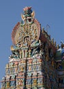 Meenakshi hindu temple in Madurai, Tamil Nadu Royalty Free Stock Photo