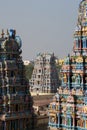 Meenakshi hindu temple in Madurai, Tamil Nadu Royalty Free Stock Photo