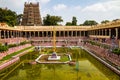 Meenakshi Sundareswarar Temple in Madurai. Tamil Nadu, India. It is dedicated to Meenakshi and to Lord Sundareswarar