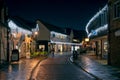 Meer Street in Stratford upon Avon at Christmas time.