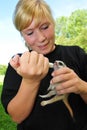 Meerkat smiling Royalty Free Stock Photo