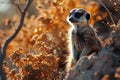 meerkat standing on guard