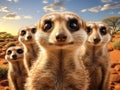 Meerkats Made With Generative AI illustration