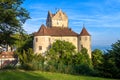 Meersburg Castle at Lake Constance or Bodensee, Germany, Europe Royalty Free Stock Photo