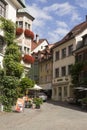 Meersburg, a town in the southwestern German state of Baden-Wurttemberg. On the shore of Lake Constance Bodensee, itÃ¢â¬â¢s Royalty Free Stock Photo