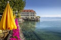 Meersburg, a town in the southwestern German state of Baden-Wurttemberg. On the shore of Lake Constance Bodensee, itÃ¢â¬â¢s Royalty Free Stock Photo