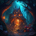 Enigmatic Inhabitants of the Goblin Grotto - AI Generative By Halloween AI