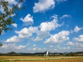 landscape with blue skies