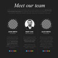 Meet our company team presentation template