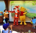 Meet Pooh and friends at Disney World at Orlando, Florida