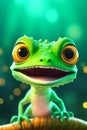 Meet the Trendy and Cute Gecko: A Portrait of a Slanted-Eyed Gentleman or Princess