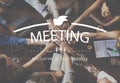 Meeting Brainstorming Cooperation Discussion Concept Royalty Free Stock Photo