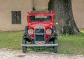 Meeting of classic cars. Fiat Balilla car