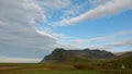 Meeting the clear sky, clouds and mountains