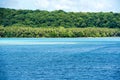 Pacific Ocean meets Rainforest, Solomon Islands Royalty Free Stock Photo