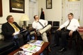 Meeting with Congressman Larry Kissel Royalty Free Stock Photo