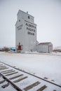 Meeting Creek Grain Elevators Royalty Free Stock Photo