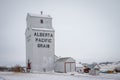 Meeting Creek Grain Elevators Royalty Free Stock Photo